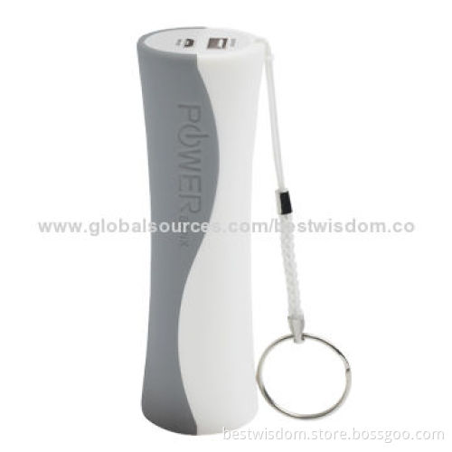 Mini Power Bank with 2,600mAh Real Capacity, Portable for Mobiles, GPS, MP3/MP4 and Tablet PCs